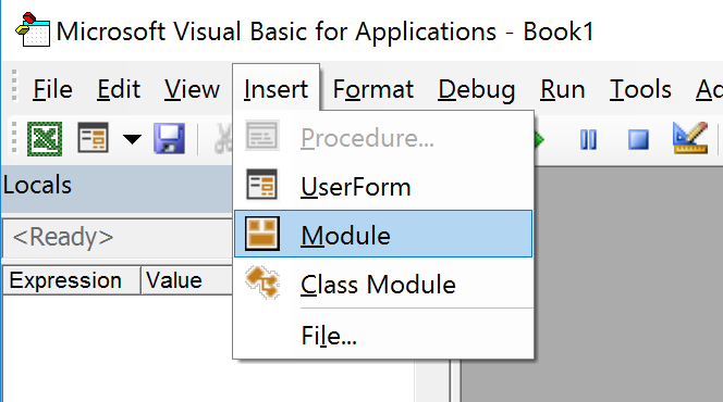 vba excel