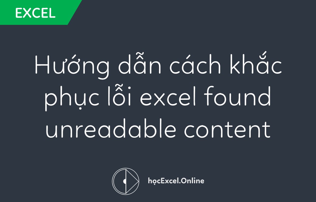 excel found unreadable content