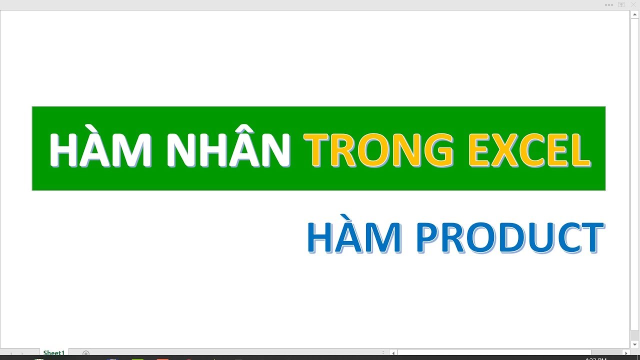 hàm nhân trong excel