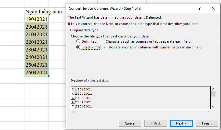 cách nhập ngày tháng nhanh trong excel