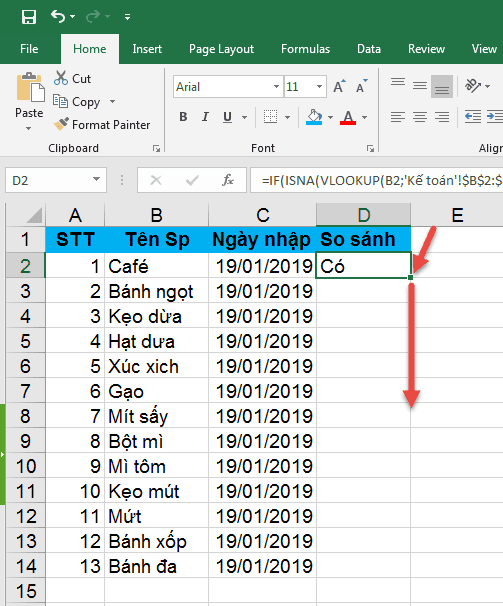 so sánh 2 file excel