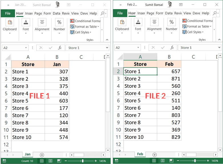 so sánh 2 file excel