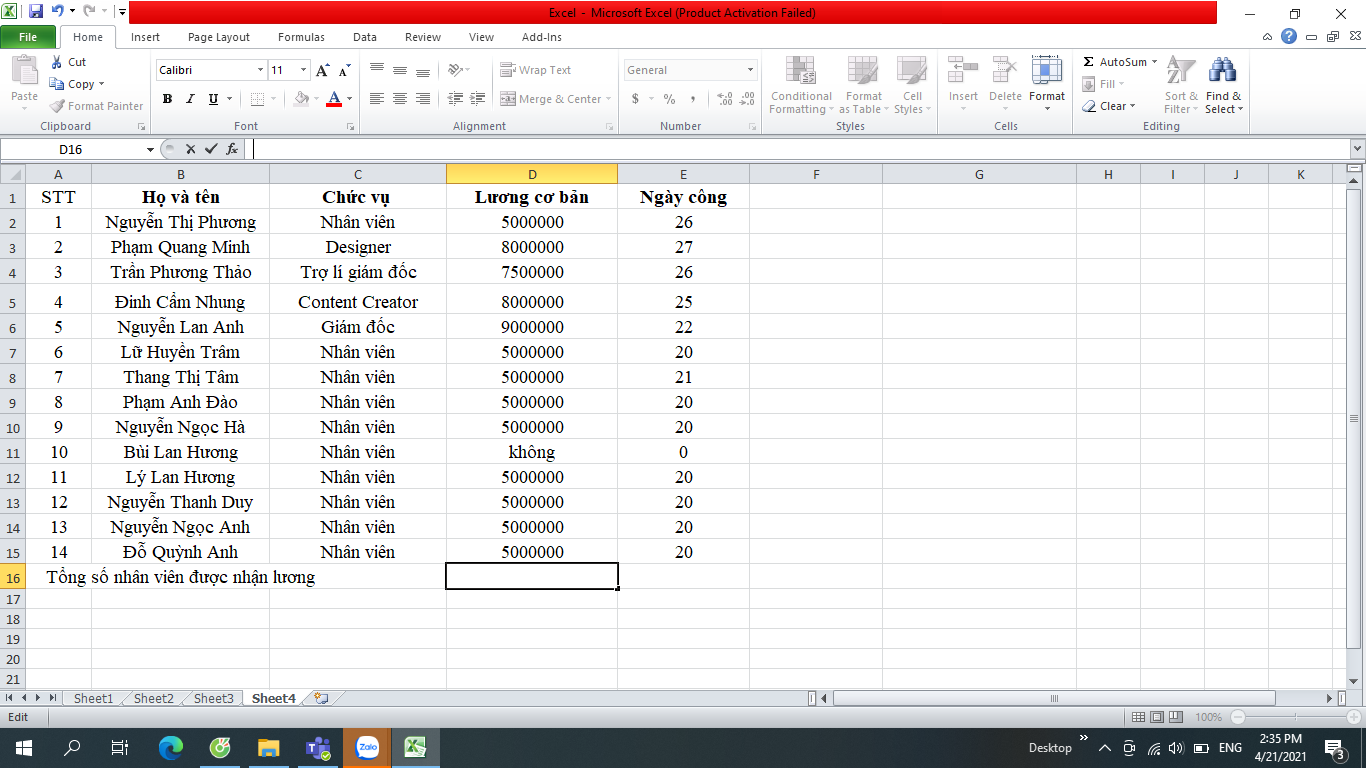Hàm Count Trong Excel Công Thức Và Cách Sử Dụng Hàm Count Trong Excel đầy đủ Có Ví Dụ 3797