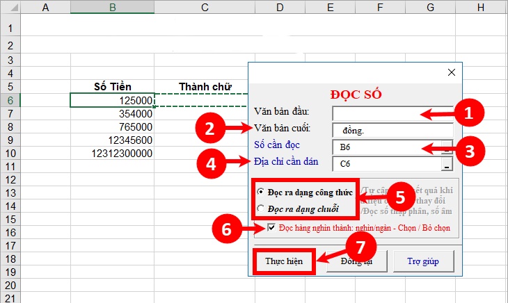 hàm đọc số tiền bằng chữ