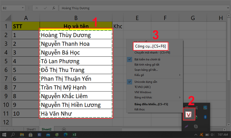 bỏ dấu trong excel