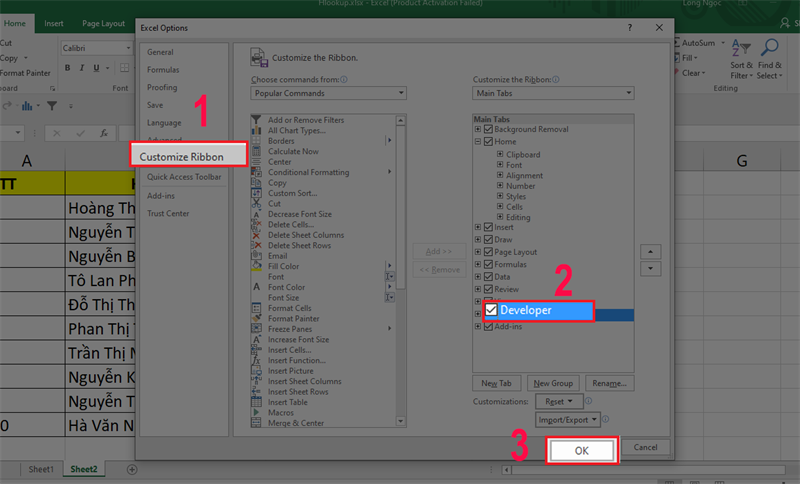 bỏ dấu trong excel