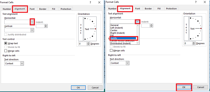 xuống hàng trong excel