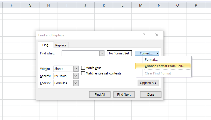 tìm kiếm trong excel