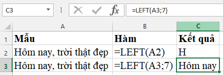 hàm xóa ký tự trong excel