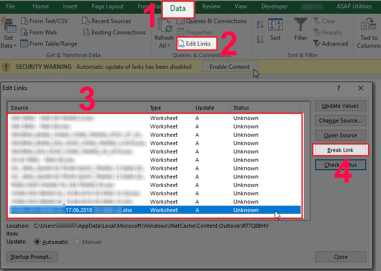 giảm dung lượng file excel