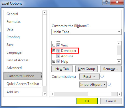 làm checklist trong excel