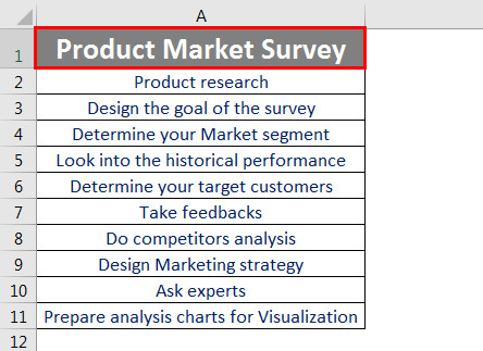 làm checklist trong excel