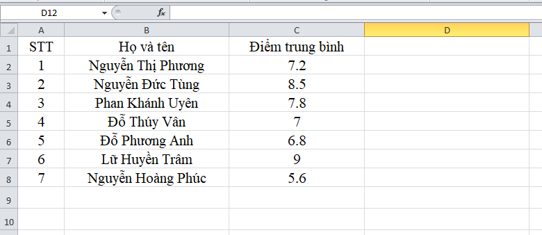 chuyển chữ thường thành chữ hoa trong excel