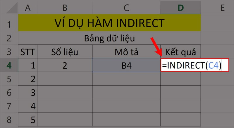 hàm lấy giá trị của ô trong excel