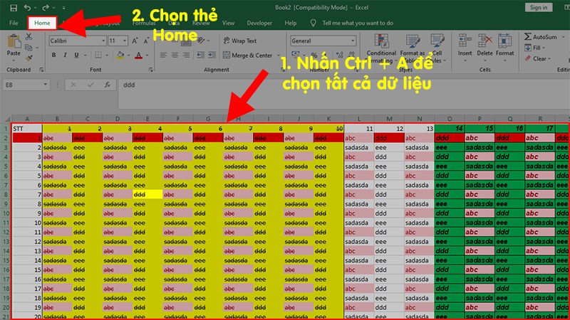 không insert được cột trong excel