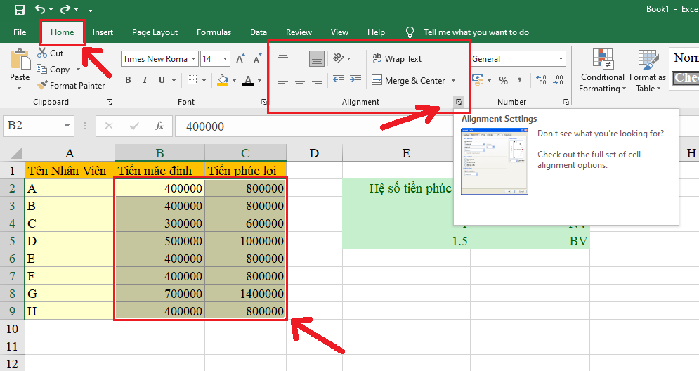 khóa giá trị trong excel