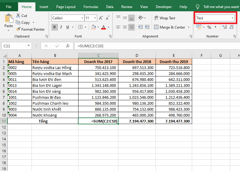 excel không nhảy công thức