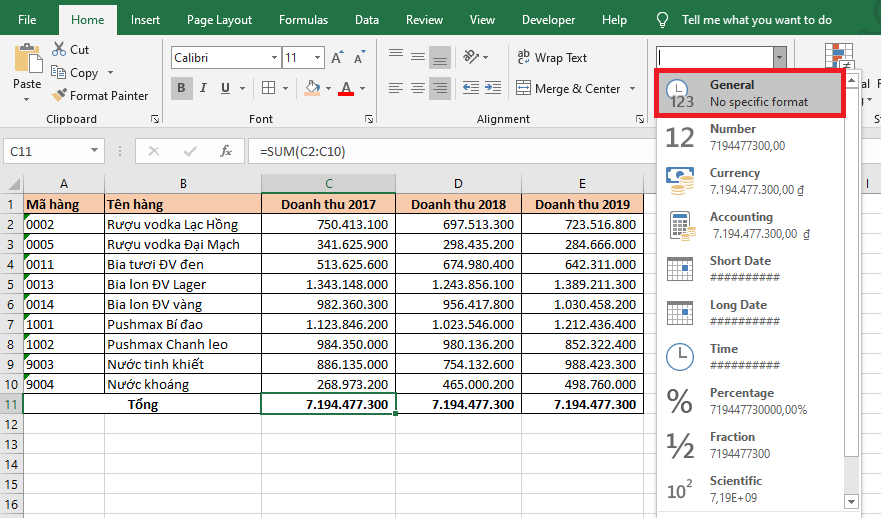 excel không nhảy công thức