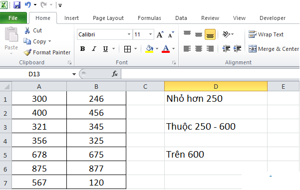 tô màu dòng có điều kiện trong excel