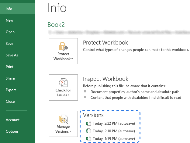 lấy lại file excel chưa lưu