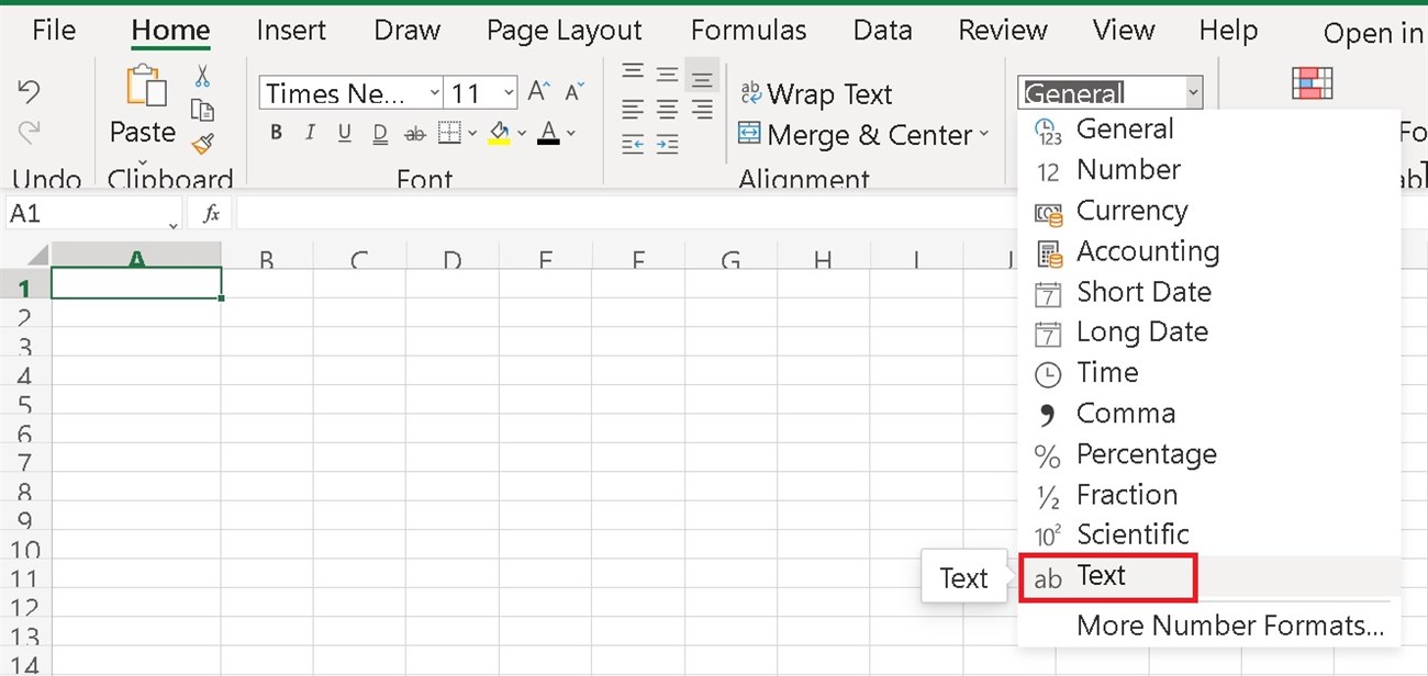 thêm số 0 trong excel