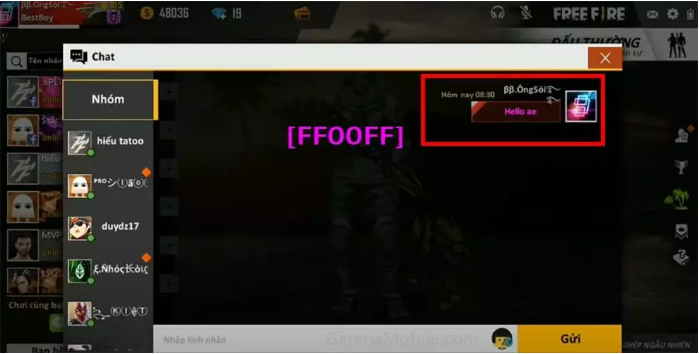 mã màu free fire (ff)