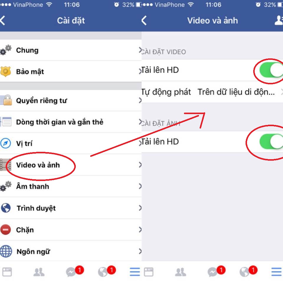 cách đăng video lên facebook không bị mờ