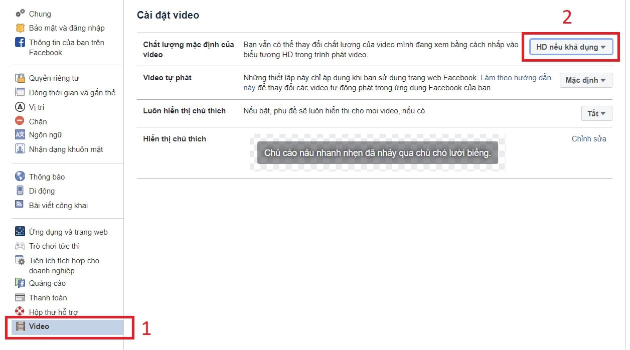 cách đăng video lên facebook không bị mờ