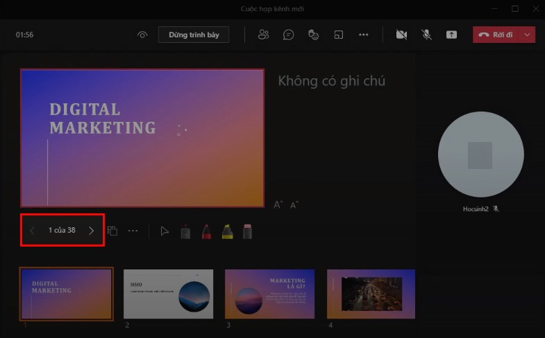 cách trình chiếu powerpoint