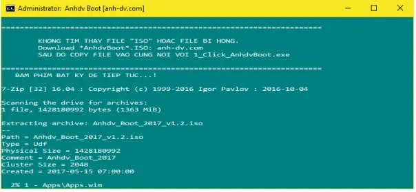 tạo usb boot đa năng với 1 click