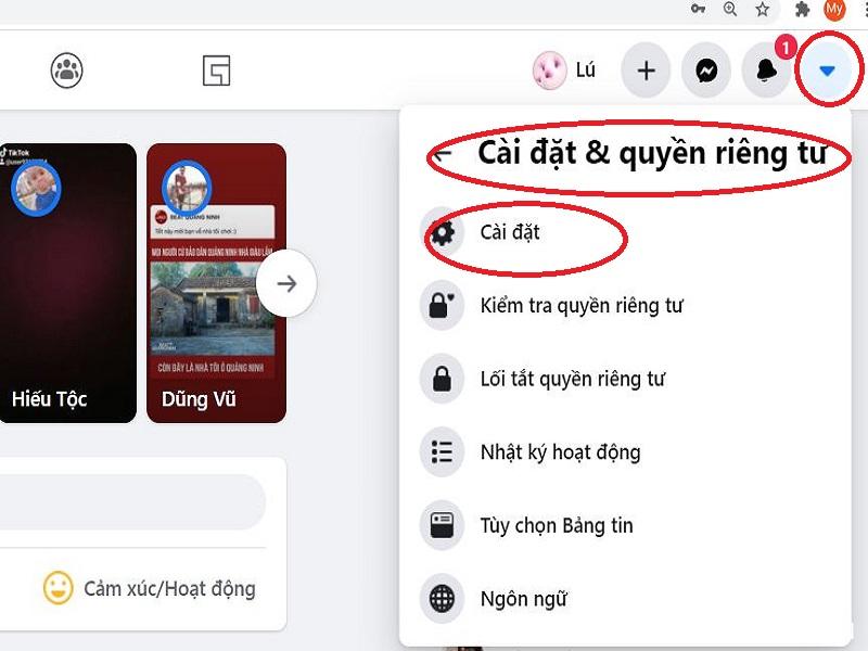 cách đổi tài khoản facebook