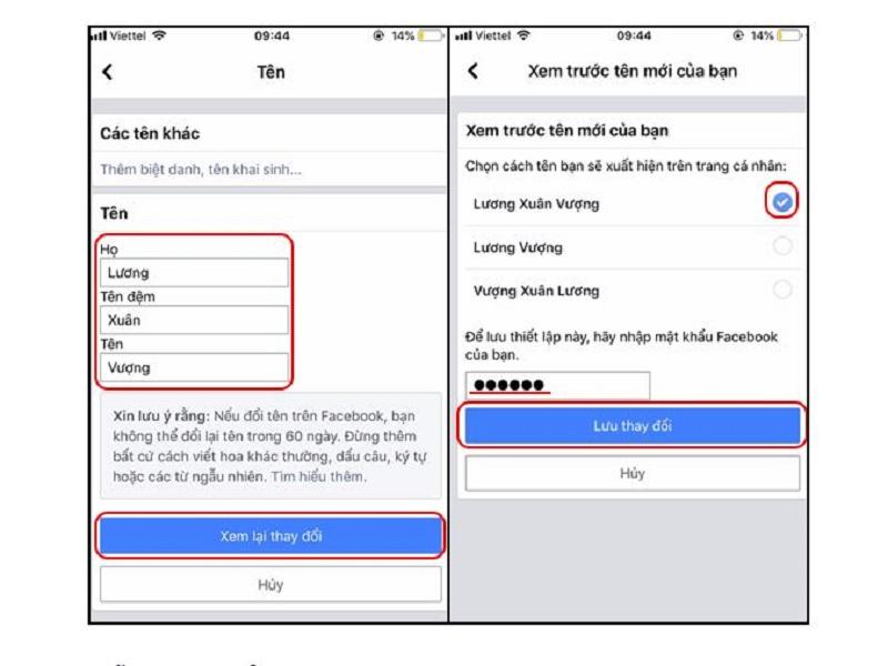 cách đổi tài khoản facebook