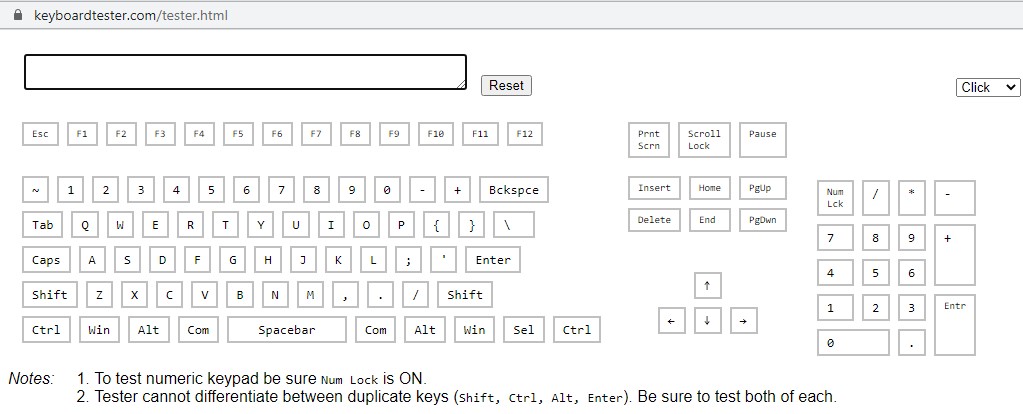 kiểm tra lỗi bàn phím laptop