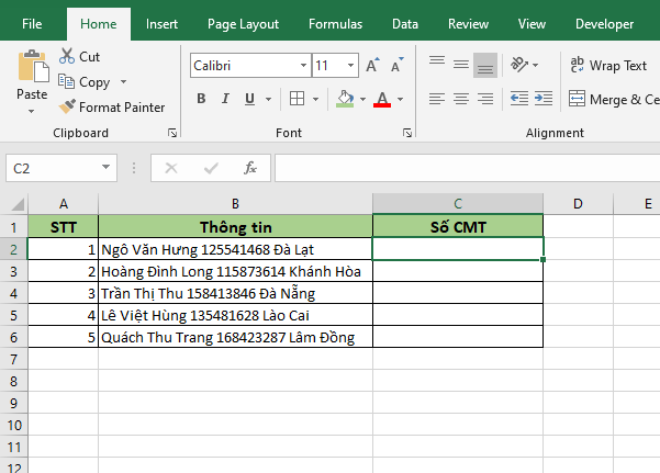 cách tách số ra khỏi chuỗi trong excel