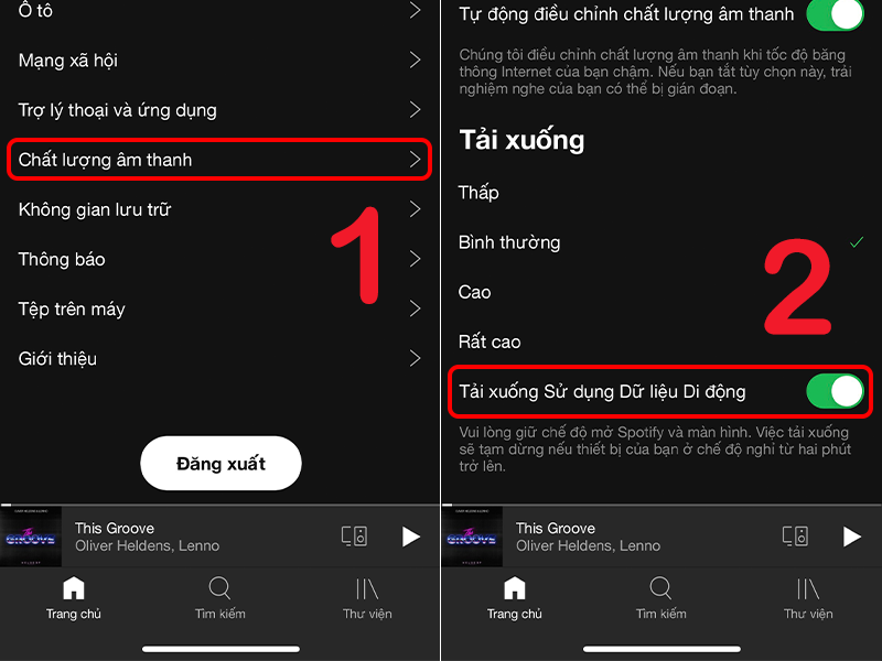 cách tải nhạc trên spotify