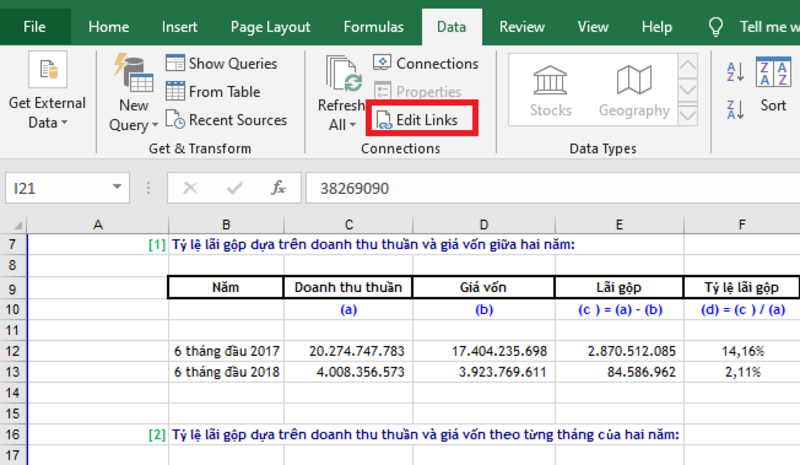 file excel bị nặng