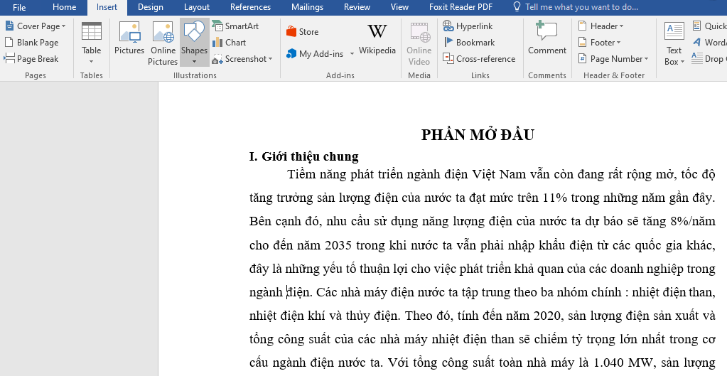 gạch ngang chữ trong word