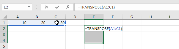 chuyển hàng thành cột trong excel