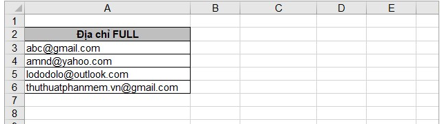 tách chữ trong excel