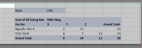 cách dùng pivot table