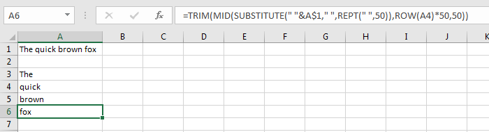 tách ô trong excel