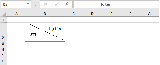 tách ô trong excel