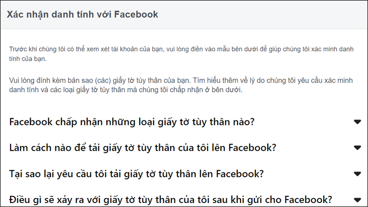 cách lấy lại mật khẩu facebook