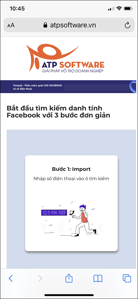 tìm facebook qua số điện thoại