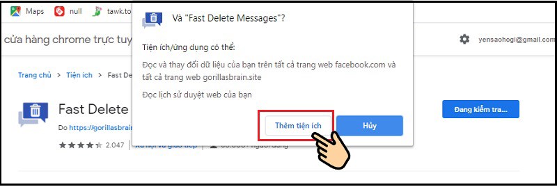 cách xoá nhiều tin nhắn trên messenger