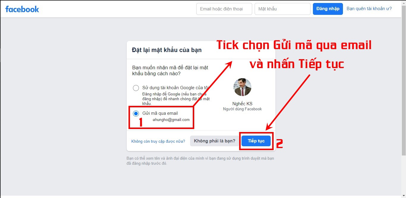 cách lấy lại mật khẩu facebook bằng mật khẩu cũ