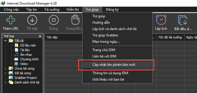 idm không bắt link trên chrome